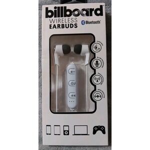Billboard Wireless Bluetooth Earbuds Hands Free Mic Super Bass Noise Reduction